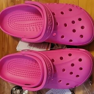 CROCS Pink Mules & Clogs with Iconic Design